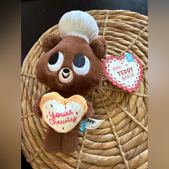 Bark Other - NEW Bark Box Teddy Baker Valentine’s Dog Plush Toy